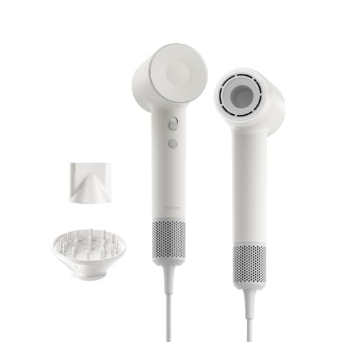 Laifen Hair Dryer SE 02, 200 Million Negative Ionic Blow Dryer with Child Mode and 108,000 RPM Brushless Motor, 1400W Powerful Fast Drying High-Speed Low Noise Hairdryer with Magnetic Attach