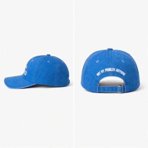 Image of Officially Retired Hat for Men Women Ritirement Gift, Embroidered Not My Problem Anymore Baseball Cap