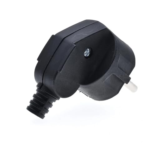 Adaptadores de corriente tipo clavija macho FAPP-01 black de PP resistente 3
