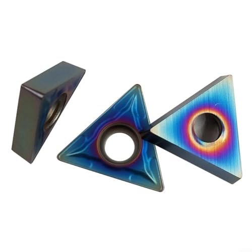 Plaquitas TCMT110204 nano azul con máxima resistencia térmica para tornear acero inoxidable 4