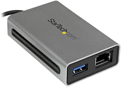 StarTech.com Thunderbolt to Gigabit Ethernet plus USB 3.0 - Thunderbolt Adapter - Thunderbolt to Ethernet - Thunderbolt to USB 3.0 (TB2USB3GE)