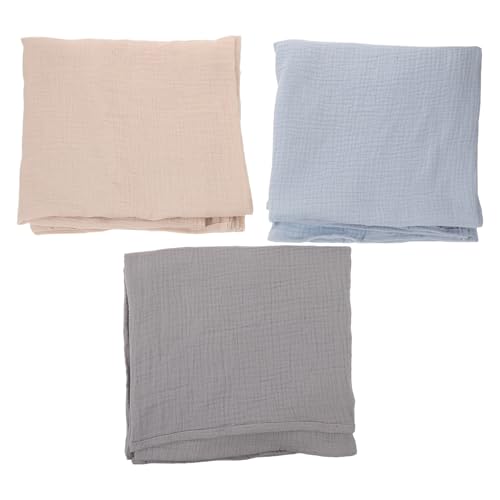 Couvertures emmaillotage lot de 3, le cadeau de naissance idéal