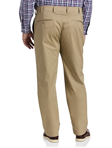 Oak Hill by DXL Men's Big and Tall Straight-Fit Tech Pants Vintage Khaki 44 x 282
