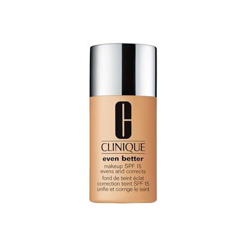 Clinique Even Better Makeup Medium Coverage Foundation Broad Spectrum SPF 15 fondotinta modulabile | Uniforma il tono e riduce l'aspetto delle macchie scure, 30 ml