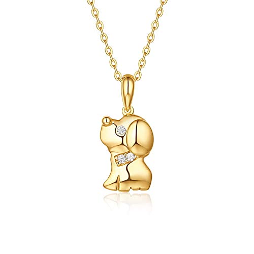 Collier de chaîne de clavicule avec pendentif puppy pour sublimer vos tenues