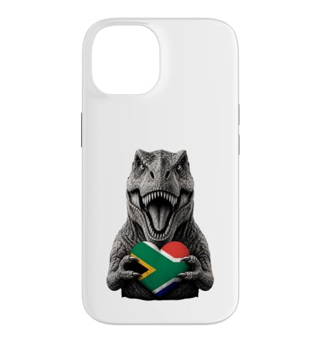 South African Flag Dinosaur Heritage T-Rex South Africa Case for iPhone 14