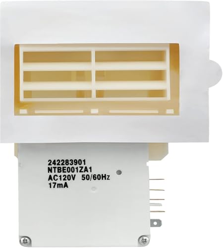 Cydewhoale Refrigerator Damper Assembly 242303001 Compatible with Firgidiare Crosley White Replaces 3016452 AP5788340 PS8746718 EAP8746718 Fits DFH 800L Capacity