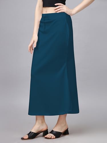 Image of Toochki Stretchable Saree Shapewear Petticoat for Women, Blended Cotton,Petticoat,Skirts for Women,Shape Wear Dress for Saree