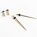 TBOSEN 36 PCS Gold Ear Tapers Stretching Kit Stainless Steel Gauges Plugs Tools Set Eyelet 14g-00g