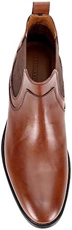 Restoration Mens Harrison Chelsea Ankle Boot Shoes, Tan, US 12 | Image 5