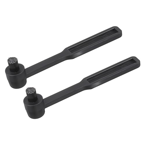 2 pezzi Spazzola per Pulizia Stilo Spazzole per Vinili con Morbido per Dischi e Lenti Protezione e