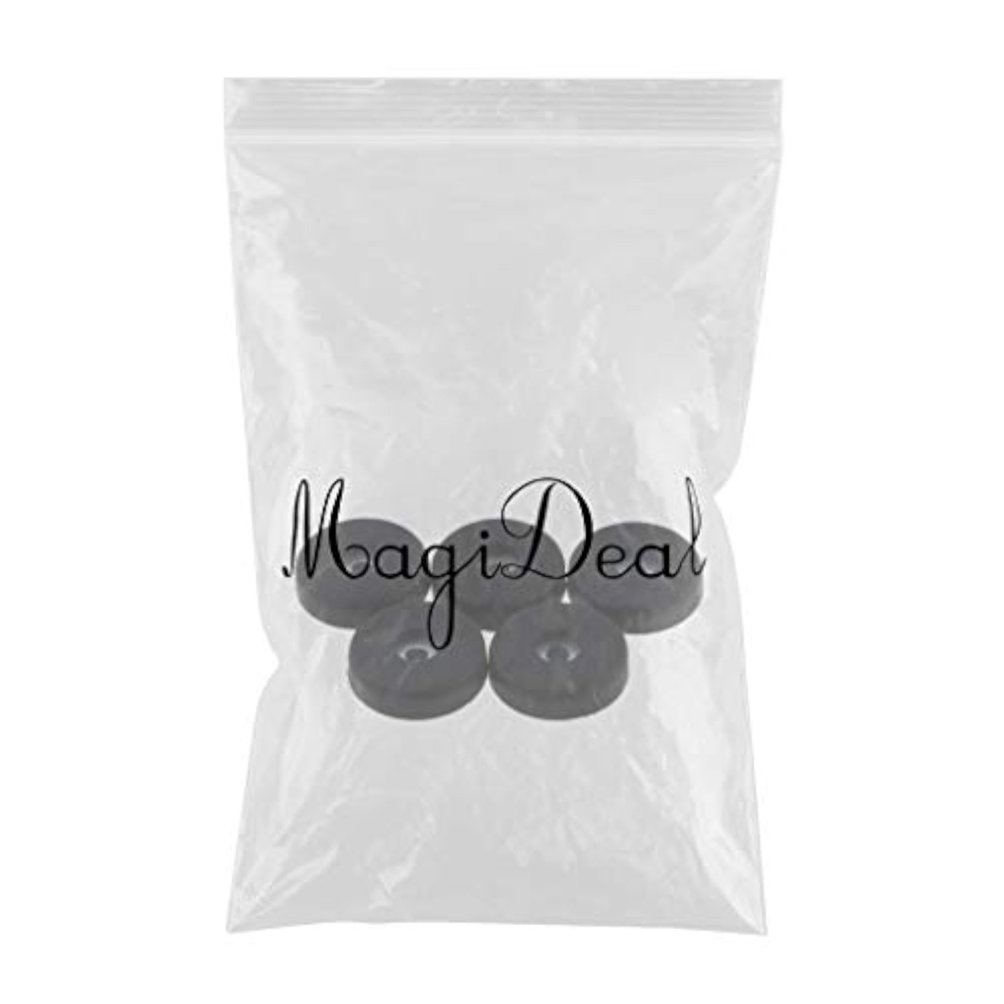 5pcs Round Black Bumpers Pads Rubber Feet, 40x10mm