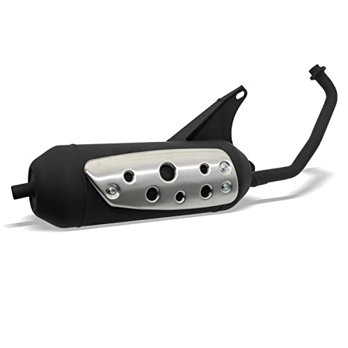 Tecnigas Silent Pro - Marmitta per SYM Allo, Jet 4 50 ccm a 4 tempi.