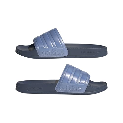 Image of adidas Women ADILETTE SHOWER Synthetic Swim Slide FTWWHT /GOLDMT /BOGOLD | LUT50