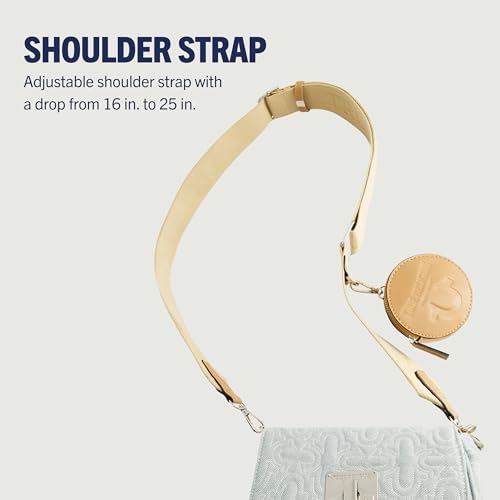Image of True Religion Women's Crossbody Bag, Quilted Denim Purse Handbag with Adjustable Removable Shoulder Strap
