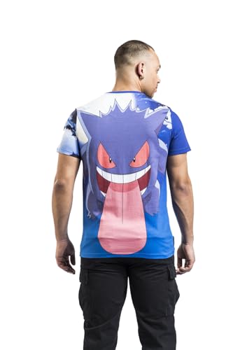 T-Shirt Pokémon Ectoplasma à Imprimé Multicolore Éclatant et Coupe Standard - 5