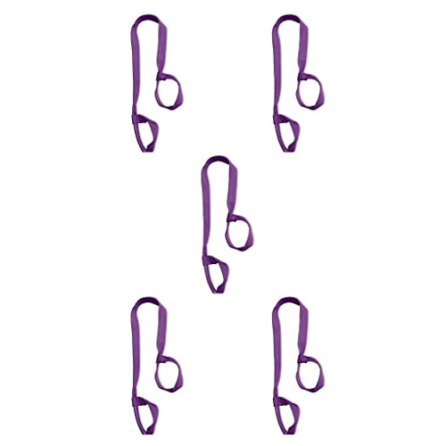 WUUOSSYUIS 5 PCS Alça de esteira de ioga multifuncional sólida para equipamentos de ginástica bolsa
