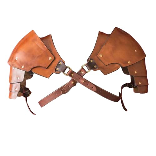 YIJU Armadura de ombro medieval, arnês de peito, guarda de ombro para dramatização