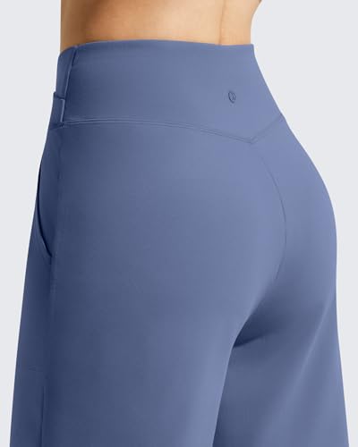 Image of G4Free Evergoing Athletic Shorts for Women with Pockets 6 inch /14 inch Cross Waist