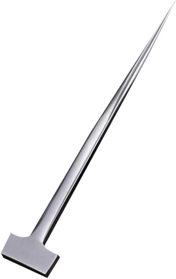 SOLUSTRE Stainless Steel T-shaped Eel Nail Kitchen Gadget 304 Steel Fish Spike Seafood Tool for Home and Restaurant Use
