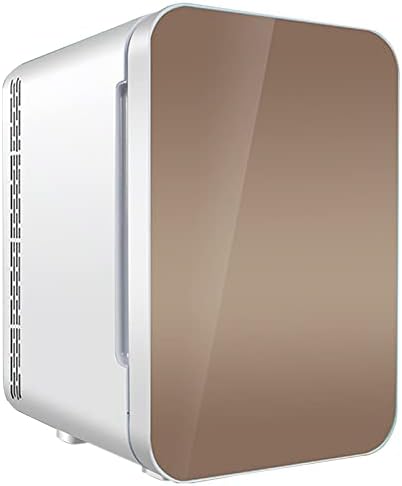 LZTET Compact Refrigerator Single Door Mini Fridge with Freezer,Adjustable Mechanical Thermostat with True Freezer 2.5 Cubic Feet,Gold-SingleCore