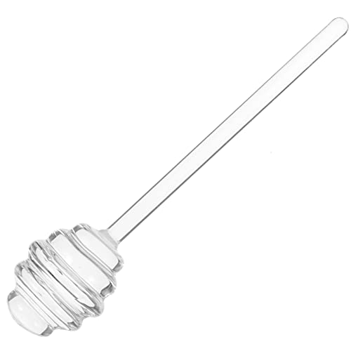 PartyKindom Agitadora de Miel Transparente Multifuncional para Miel y Jarabes Resistente Desgaste para y Uso Diario