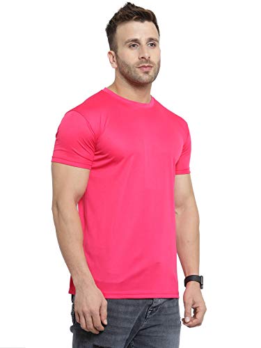 Image of AWG ALL WEATHER GEAR Men's Round Neck Half Sleeves, Lightweight Quick Dry Regular Dry Fit Sports T-shirt
