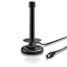 Produktbild CSL - Leistungsstarke DVB-T2 HDTV Antenne - inkl. 4 m Kabel - Stabantenne mit ALU für maximale Signalstärke - magnetischer Standfuß - Anti-Rutsch-Kappe - Koaxialstecker