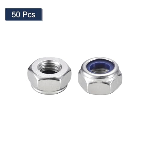 Écrous auto-bloquants M10 insert nylon Quarkzman visserie inox 316 construction