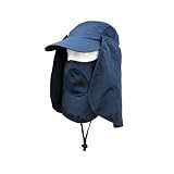 Qing Outdoor® UPF 50+ Summer Hat with Neck Protection Flap