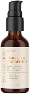 Dark Spot Corrector & Remover - Brightening Serum for Face & Body Made With Glycolic Acid & Niacinamide - Improve Skin Discoloration, Hyperpigmentation, Scars, Acne, Tone, Sun & Age Spot Repair - 1 oz