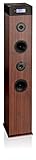 Ausgangs-wattage: 55.0 watt Roadstar TSPK-990CDBT Bluetooth Lautsprecher Tower mit integriertem Subwoofer (CD-Player, USB, FM PLL Radio, Fernbedienung, Holzgehäuse, AUX-In) holzfarben, Schwarz