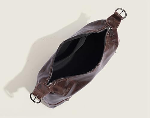 Retro Chic Handbag for Women Stylish Crossbody Purse Spacious Shoulder Tote Bag Soft Structured Shoulder Purse for Daily4