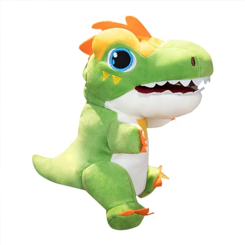 Marioneta de dinosaurio, marioneta de dinosaurio | Lindos muñecos de dinosaurios | Suave peluche interactivo, muñeco de peluche con de dinosaurio para enseñar narración
