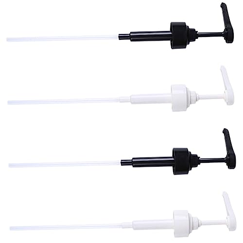Cabilock Plastic Sauce Bottle Pump Head Syrup Dispenser Pump Kitchen Oil Dispenser Nozzle Easy to Install