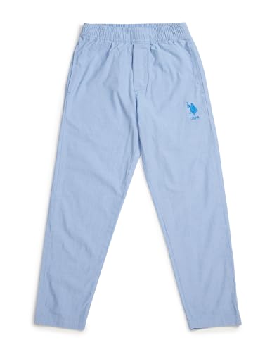 Image of U.S. Polo ASSN. Boys LKP01 Cotton Chambray Lounge Pants