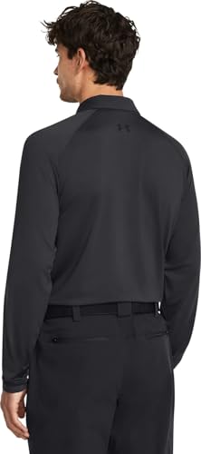 Under Armour 1386713-465-LG Tac Elite LS Polo Dark Navy Blue LG4
