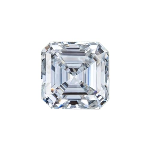 Moissanite diamant de laboratoire Asscher D VVS1 pour sertissage haute précision