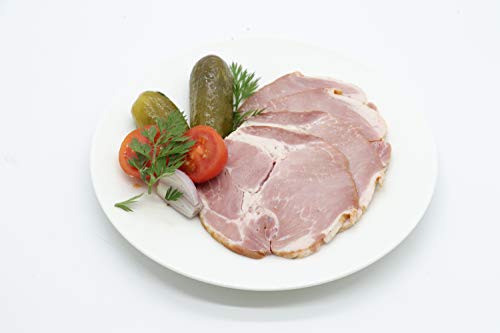 Konserve Diem Schweinefleisch im eignen Saft - Kassler Schinken im eigenen Aspik - Dosenfleisch - 400g - Lange Haltbar