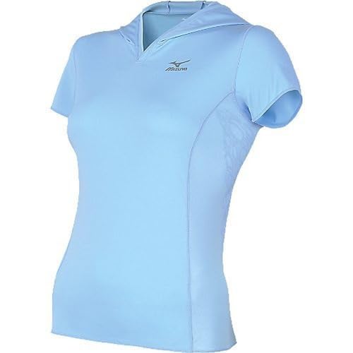 Mizuno t-shirt à capuche pour femme idéal running et yoga en plein air