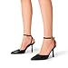DREAM PAIRS High Heels for Women Closed Pointed Toe Dress Shoes for Women Ankle Strap Stiletto Heel Party Wedding Sexy Pump Shoes,Size 9,Black-Pu,SDPU2496W