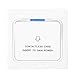 Power Card Sensor Hotel Power Card, Hotel Energy Saving Switch Light Switch Key Plate Extender 3.4x3.4in 100 Times Aging Tests Qualified White For 4150 Card For 125k Frequency Induction Card
