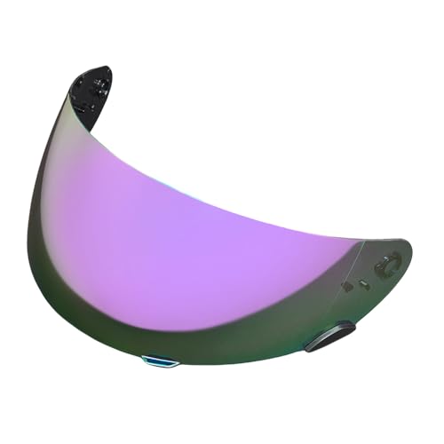 Helmet Faceshield for Bell Star/Vortex/RS-1/RS-2/Revolver/Qualifier DLX,Click Release Shield Uv Protection Helmet Visor (Revo Deep Purple)