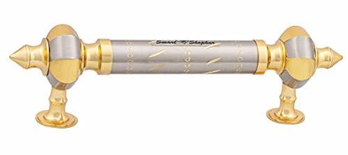 SMART SHOPHAR Brass Wang Pipe Handle 8 Inches Gold Silver, Pack of 1 / Decorative Pull Handle for Wooden Doors/Doors and Window Handle/Modern Look (B00CNAMM5G) Amazon Price History, Amazon Price Tracker