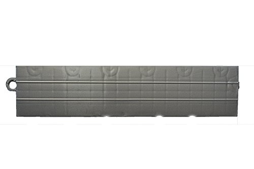 Speedway Garage Tile M789453S Garage Floor Male Ramp Edges without Loops, Silver