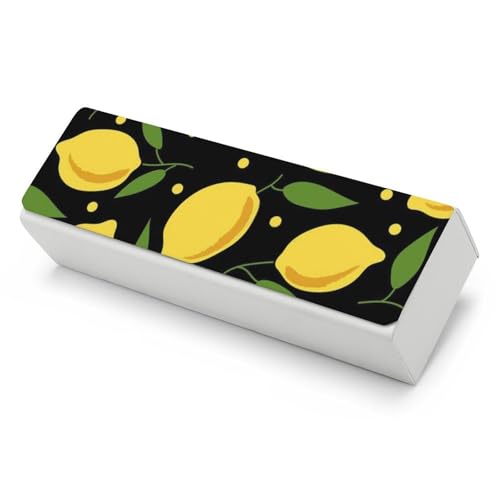 Étui à lunettes étui à lunettes de soleil motif citron pour voyage