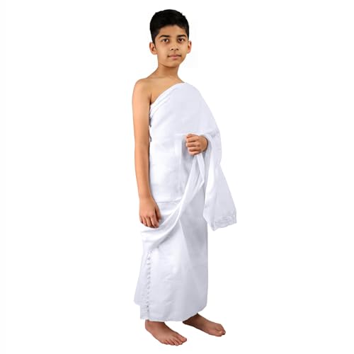 Cooltex Ihram for Kids (Ages 9–12 Years) – Breathable Cooling Fabric, Lightweight, Sweat Absorbent, Quick Dry – Hajj & Umrah
