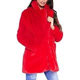 Chaquetas peludas para mujer, abrigo de piel sintética para mujer, chaqueta abrigada de invierno, abrigo felpa manga larga, moderno