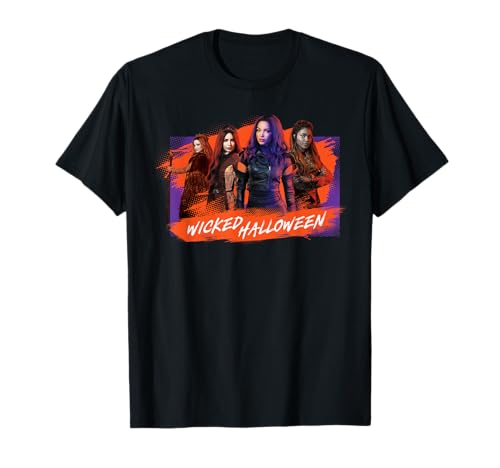 T-Shirt Disney Descendants 3 Have a Wicked Halloween pour enfant et ado en coton noir