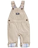 OshKosh B'Gosh Boys' World's Best Overalls, Khaki, 4T